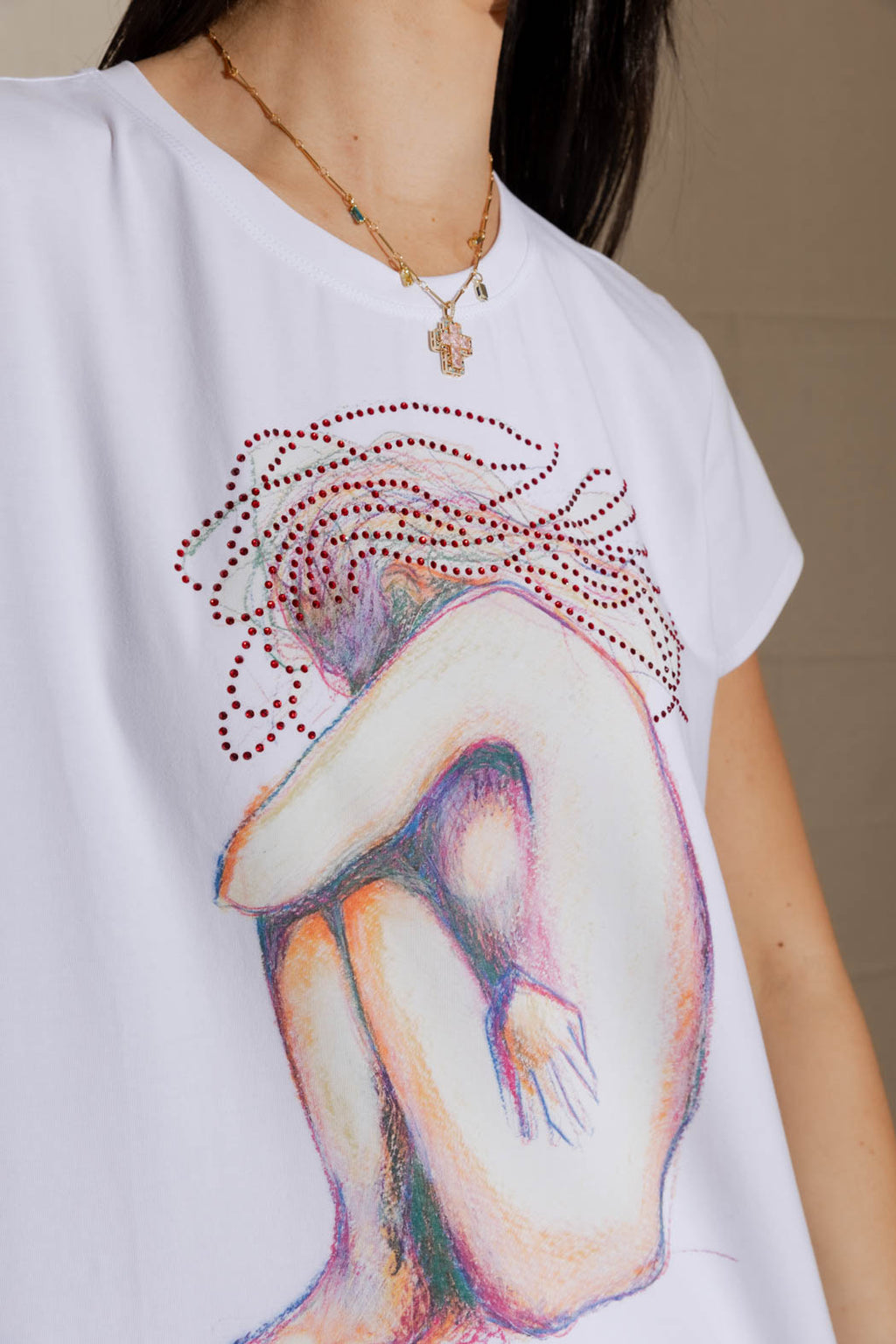 White Madam Cassandra T-Shirt