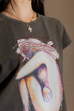 Dark Taupe Madam Cassandra T-Shirt