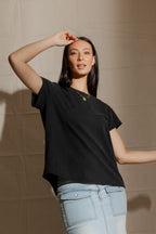 Black Washed Classic T-Shirt