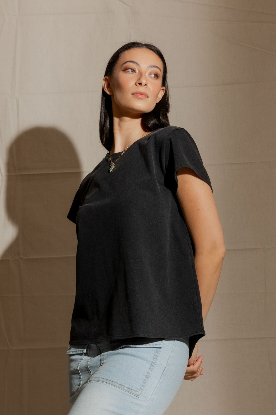 Black Washed Classic T-Shirt