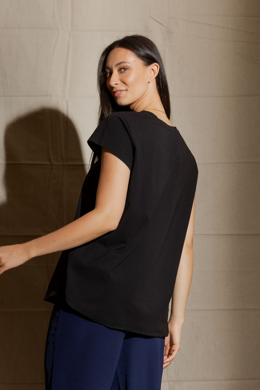 Lady Glove T-Shirt in Black