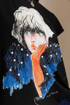 Lady Glove T-Shirt in Black
