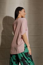 Soft Pink Silky Bondi Top