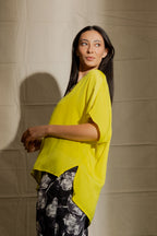 Yellow Silky Bondi Top