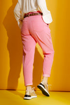 Pink Paperbag Jean