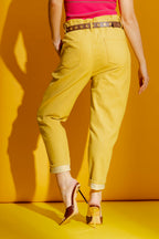 Chartreuse Paperbag Jean