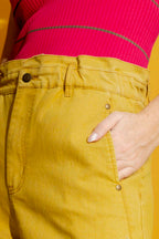 Chartreuse Paperbag Jean