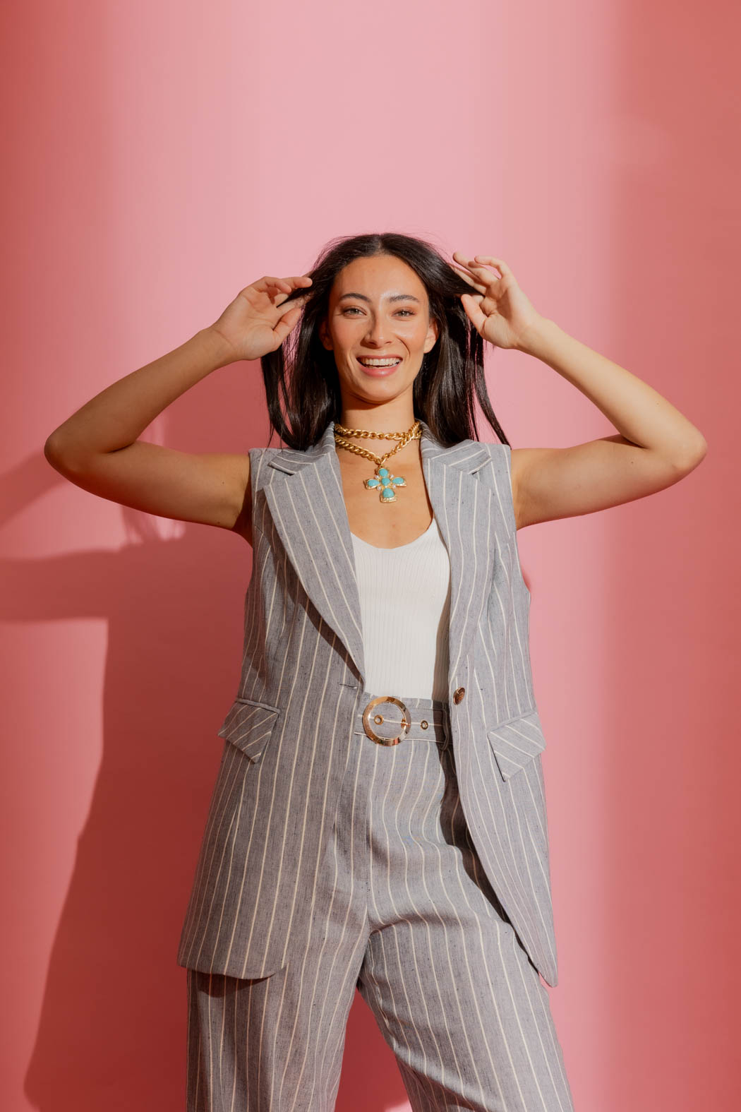 Linen Vest