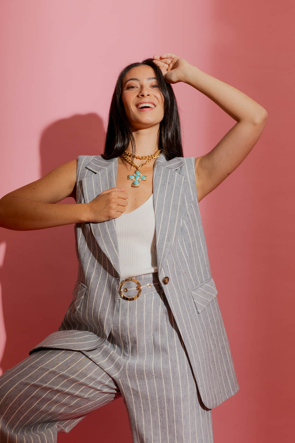 Linen Vest