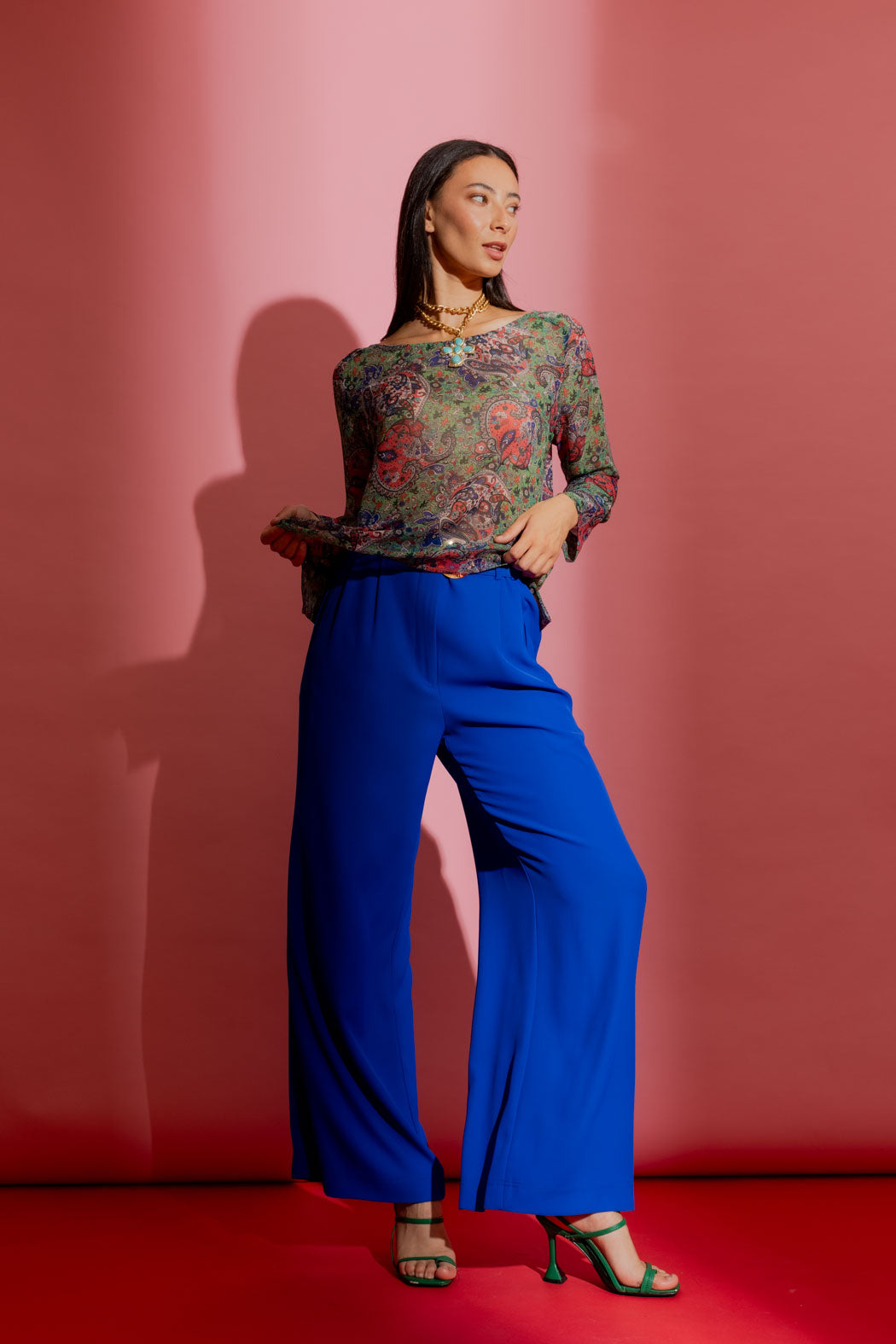 Paisley Chiffon Top