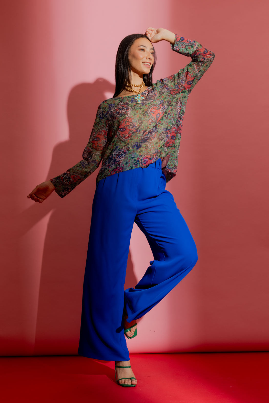 Paisley Chiffon Top