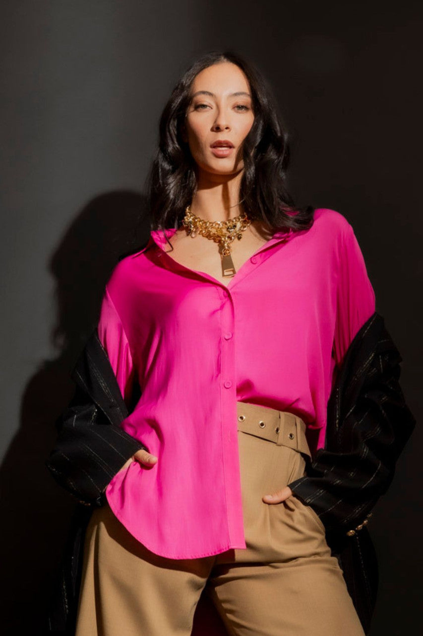 Fuschia Charlie Shirt Fuchsia