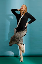 Black Silky Blogger Shirt