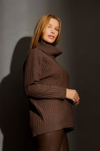Cocoa Cowl Neck Jumper Cocoa S/M
