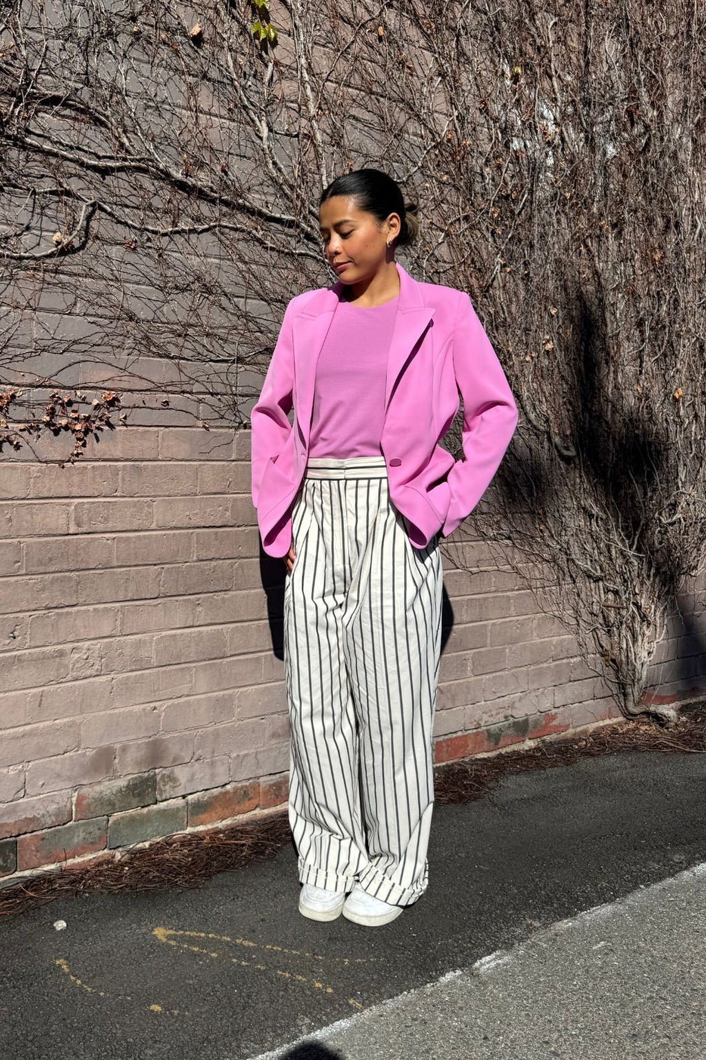 Pink Euro Pocket Blazer