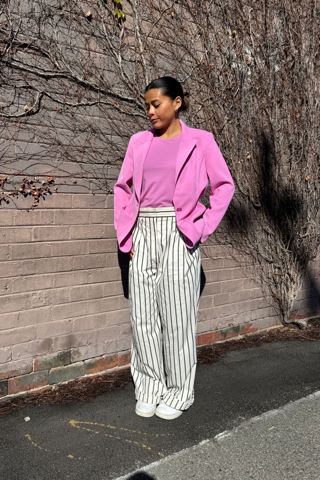 Pink Euro Pocket Blazer