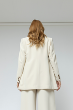 Oatmeal Twill Cleo Blazer - Sale