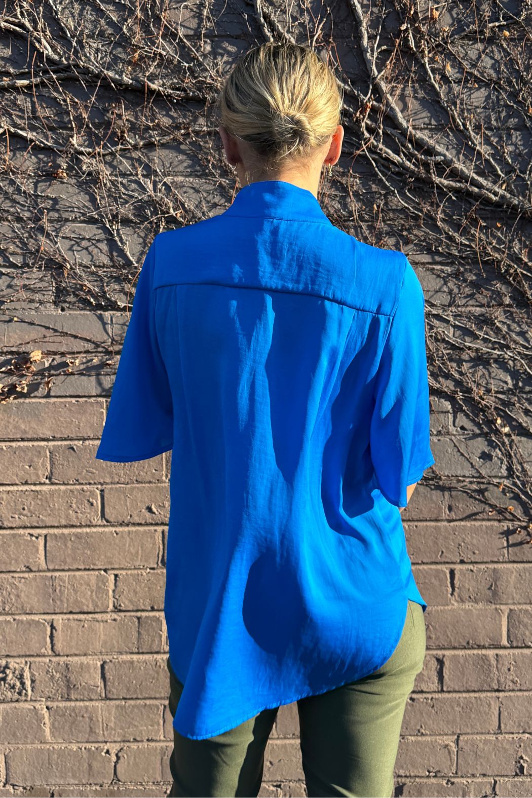 Sapphire Milan Fluted Blogger Shirt