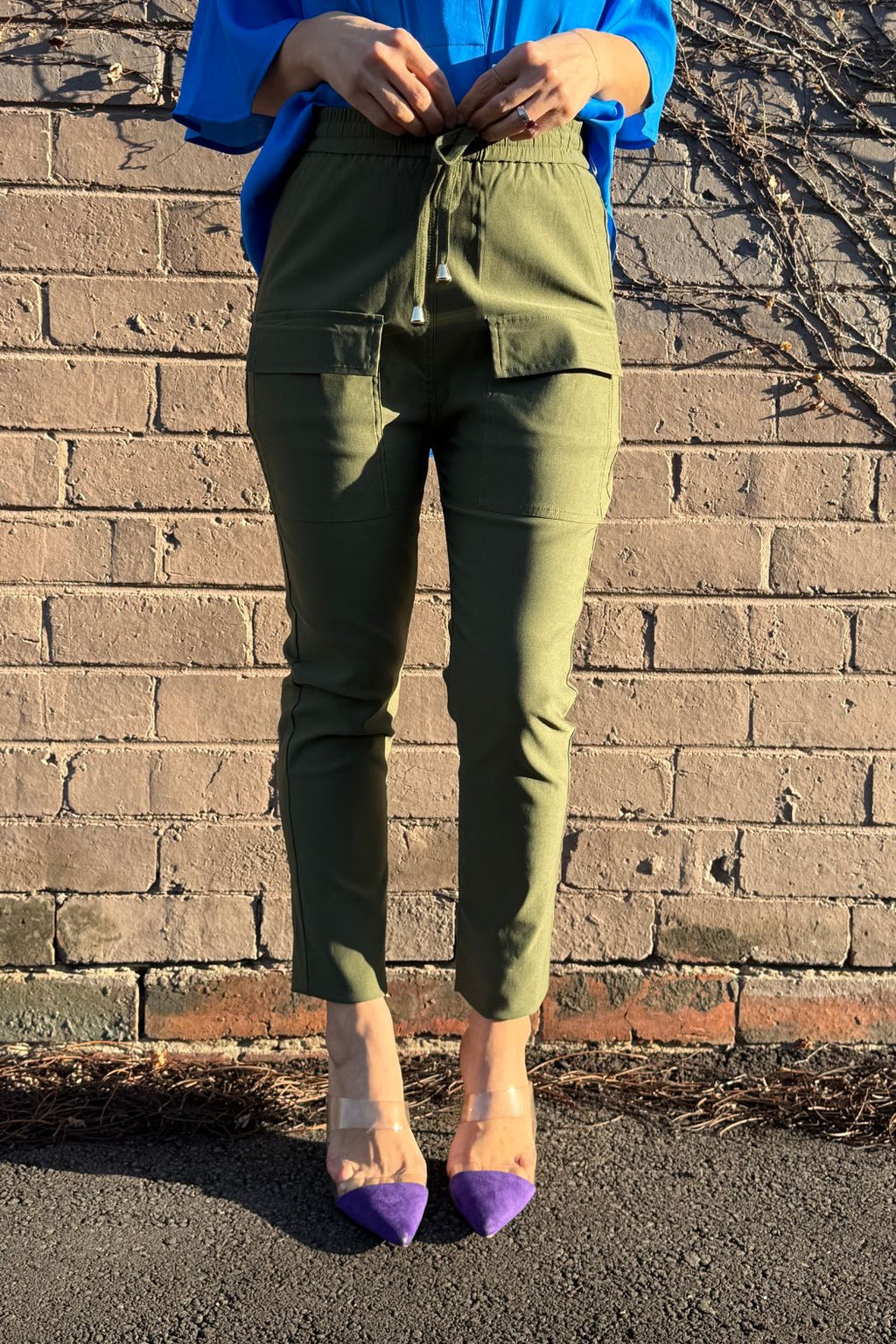 Khaki Lux Sport Cargo Pant