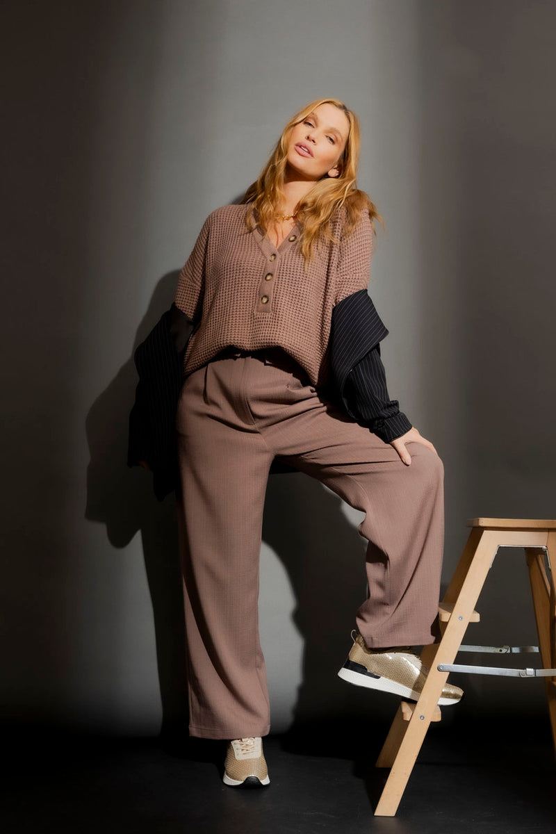 Taupe Grandpa Jumper Taupe S