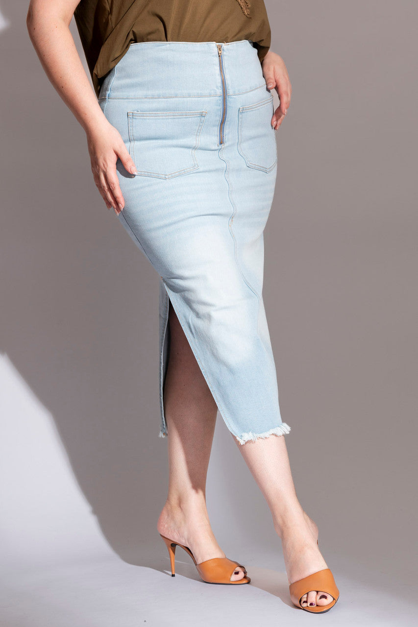 Light Denim Nevada Skirt