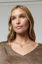 Gold Chain With Split Heart S