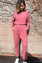 Rose Tencel Slouch Pant