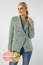 Green Stretch Sisca Blazer - SALE