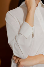 White Cotton Asana Shirt