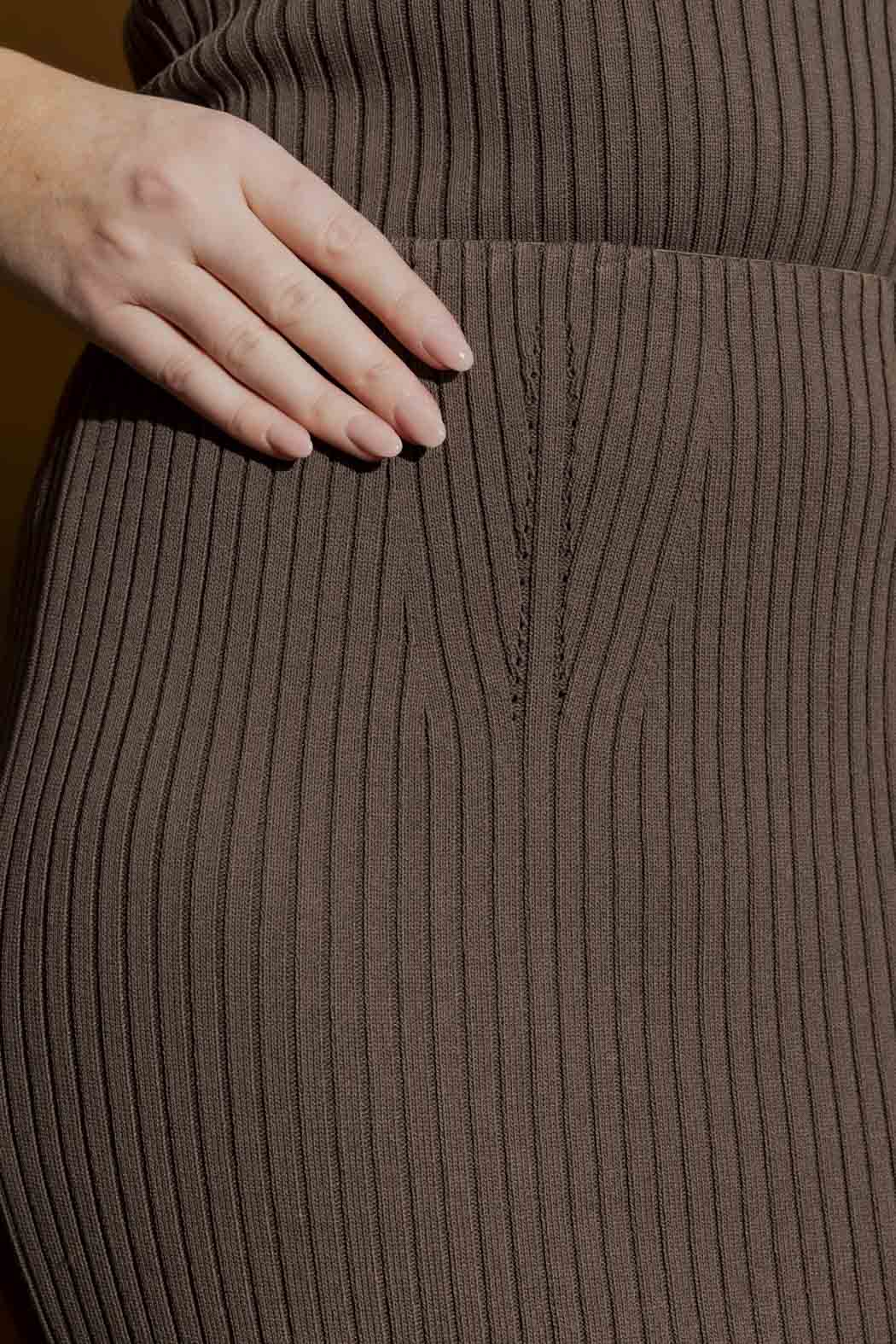 Cocoa Knit Tube Skirt Cocoa S