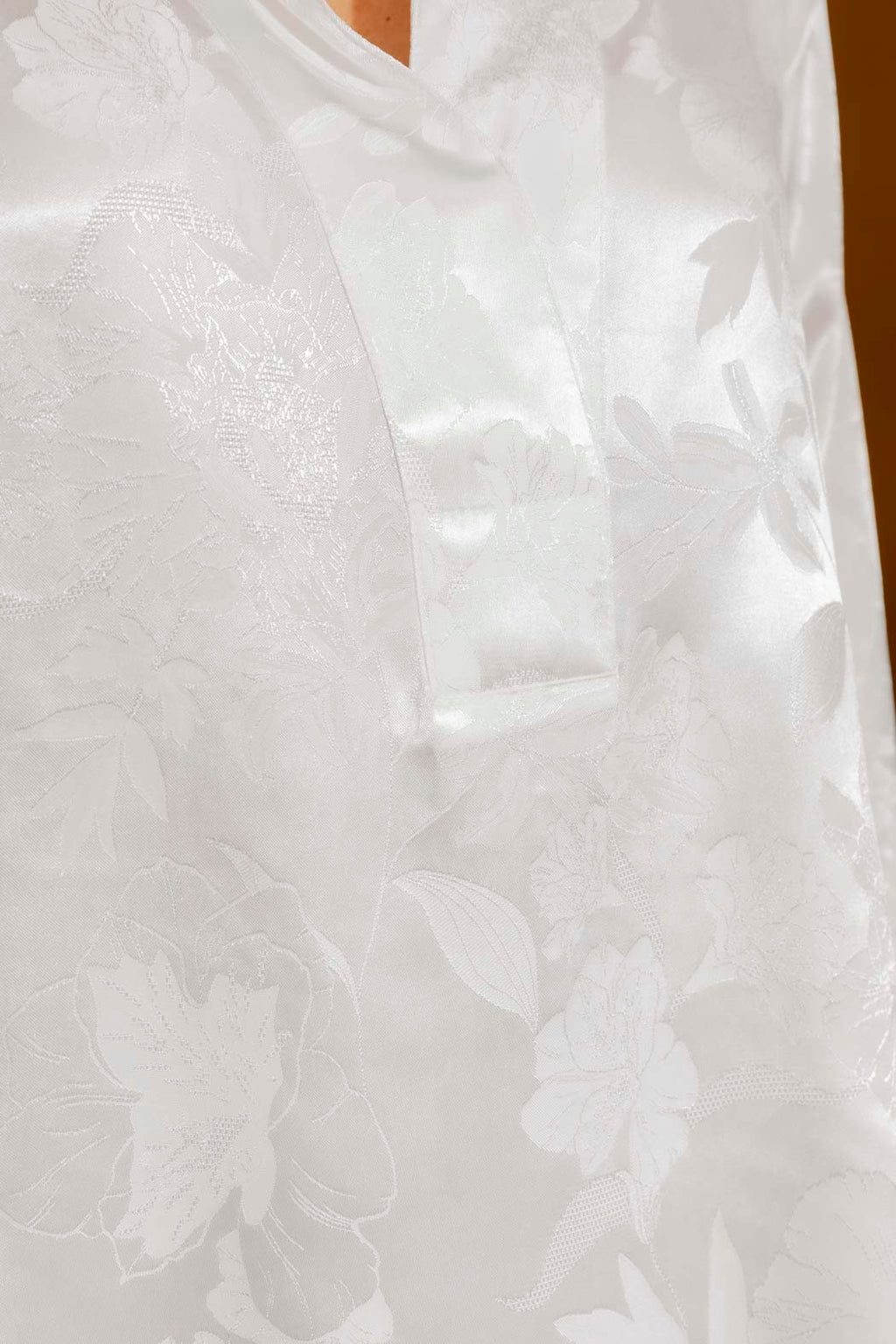 White Jacquard Milan Blogger Shirt