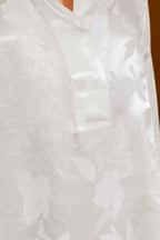 White Jacquard Milan Blogger Shirt