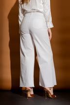 White Wide Leg Jean