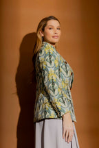 Yellow Sisca Tapestry Blazer