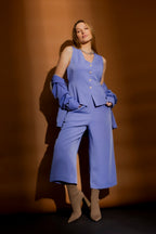 Cornflower Belted Vest