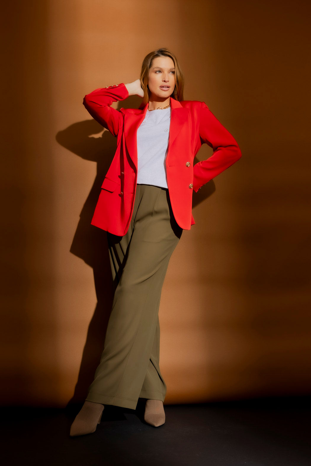 Red Classic Blazer