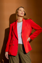 Red Classic Blazer