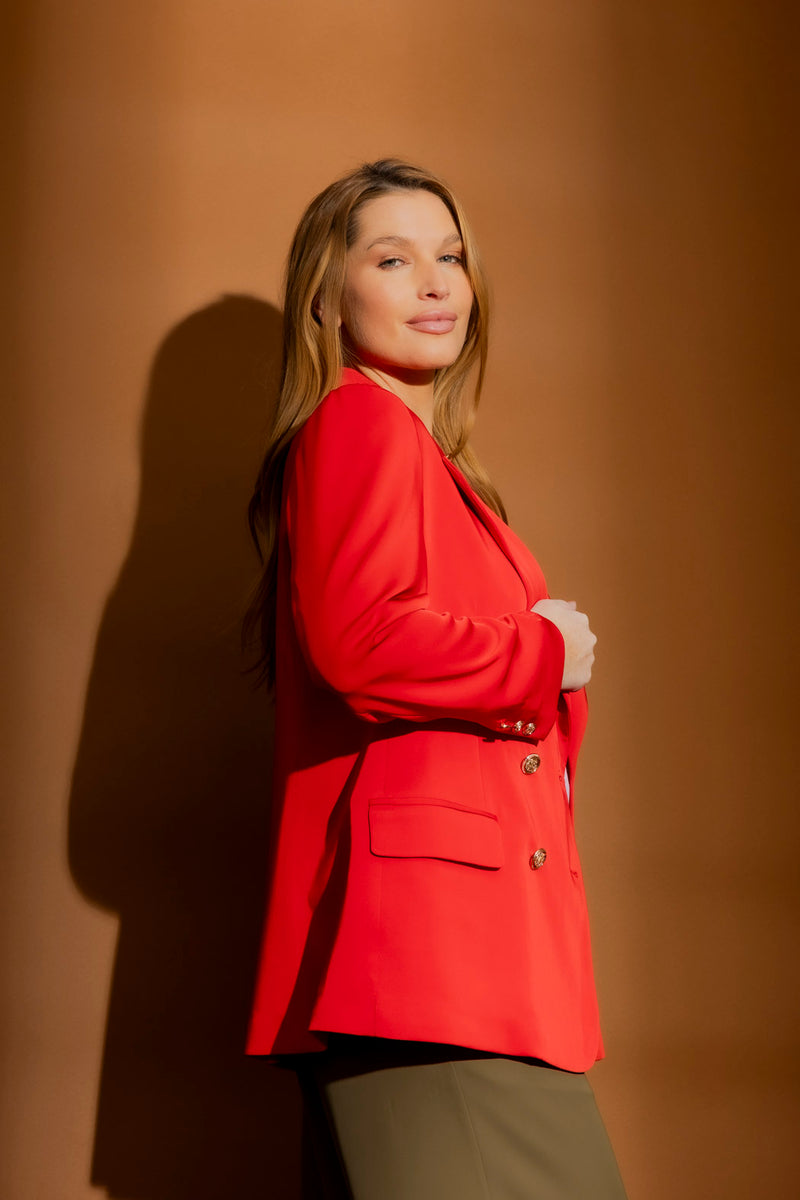 Red Classic Blazer
