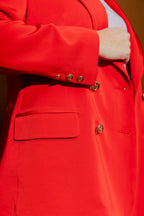 Red Classic Blazer