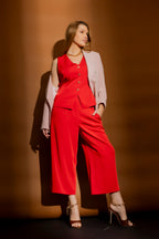 Red Cleo Ankle Pant