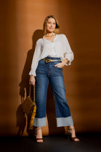 Mid Blue Stretch Pocket Jean Mid Blue