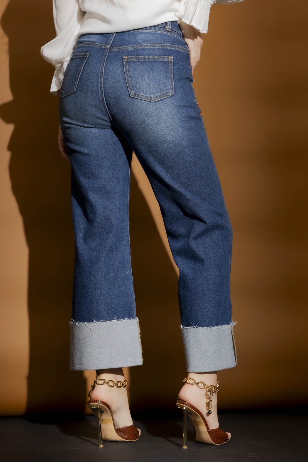 Mid Blue Stretch Pocket Jean Mid Blue