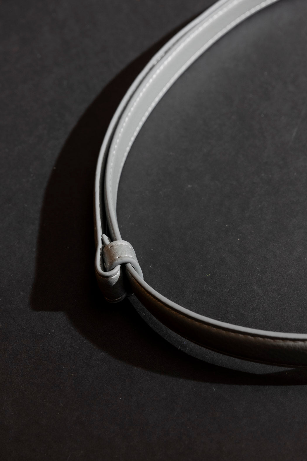 Silver Gold Hook Belt Silver O/S