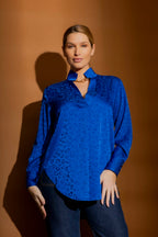 Cobalt Animal Blogger Shirt