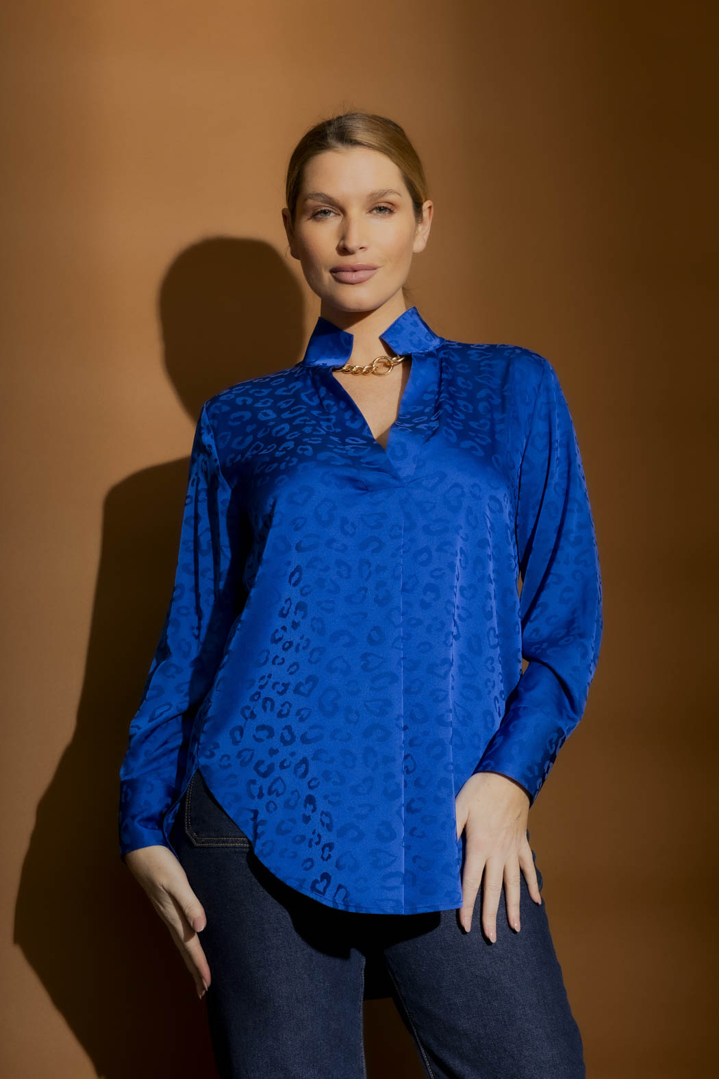 Cobalt Animal Blogger Shirt