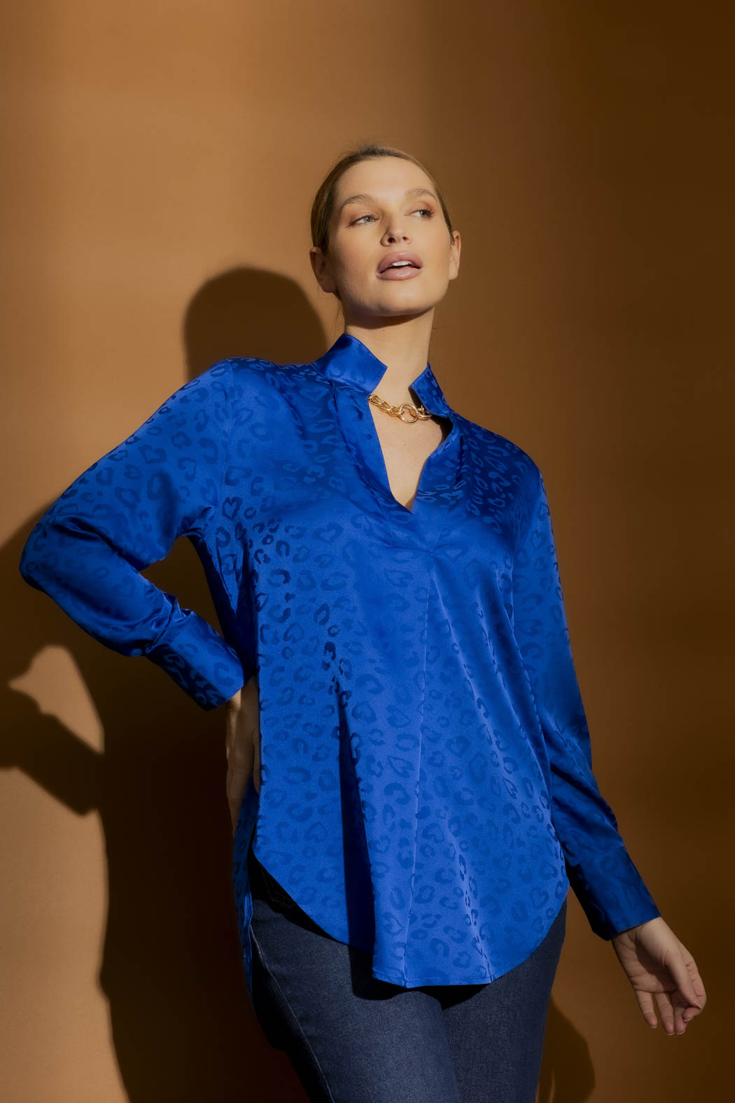 Cobalt Animal Blogger Shirt