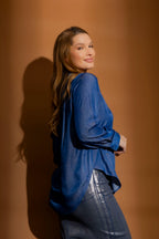 Dark Chambray Brit Blogger Shirt Dark Chambray