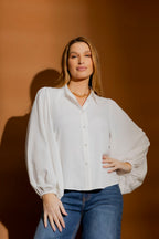 White Silky Princess Shirt