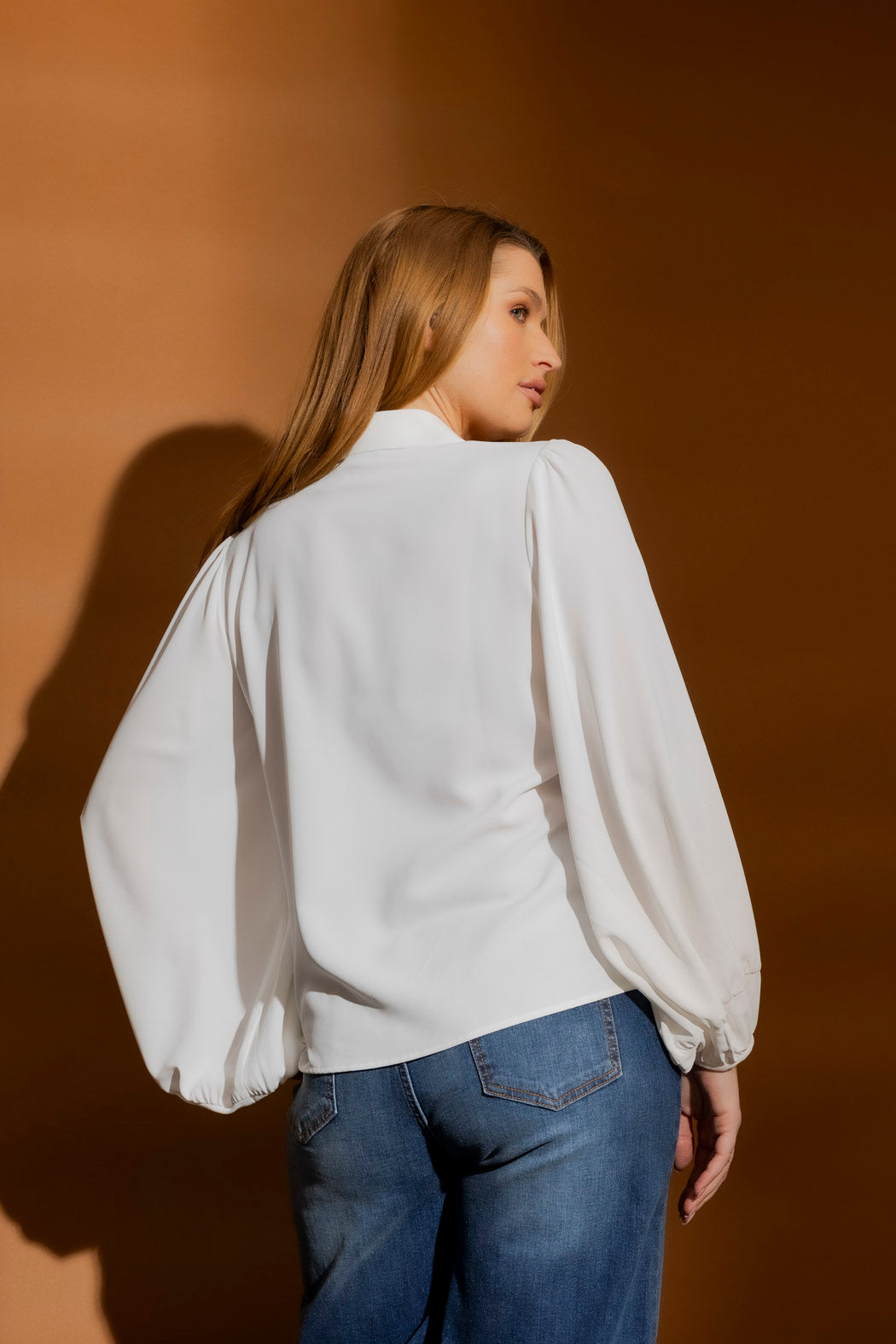 White Silky Princess Shirt