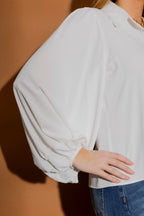 White Silky Princess Shirt